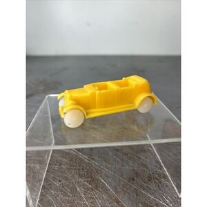 1969 Post Alpha-Bits Cereal Premium Archie's Car Jalopy Yellow‎ Plastic